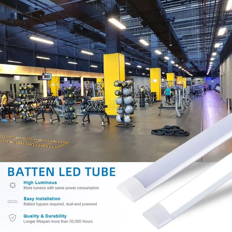 High quality square led tube batten light