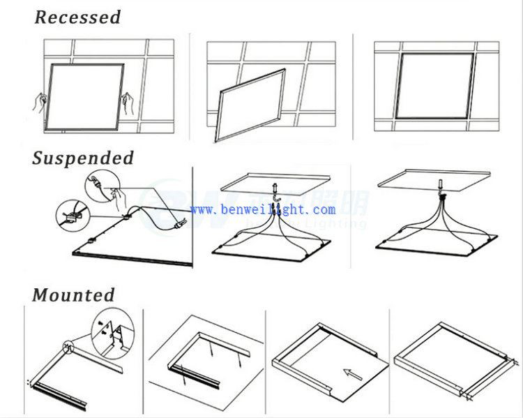 suspended ceiling light diffuser