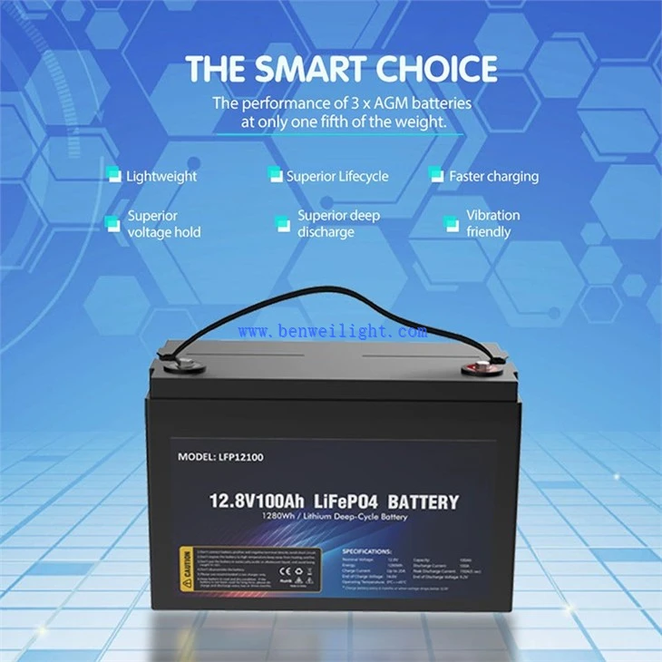 Rechargeable Battery 12v 100ah