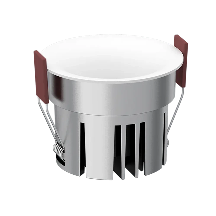 Integral LED Downlight 4.5W/20W 3000K 250lm 48mm Cut-out Warm White Brushed Alum best