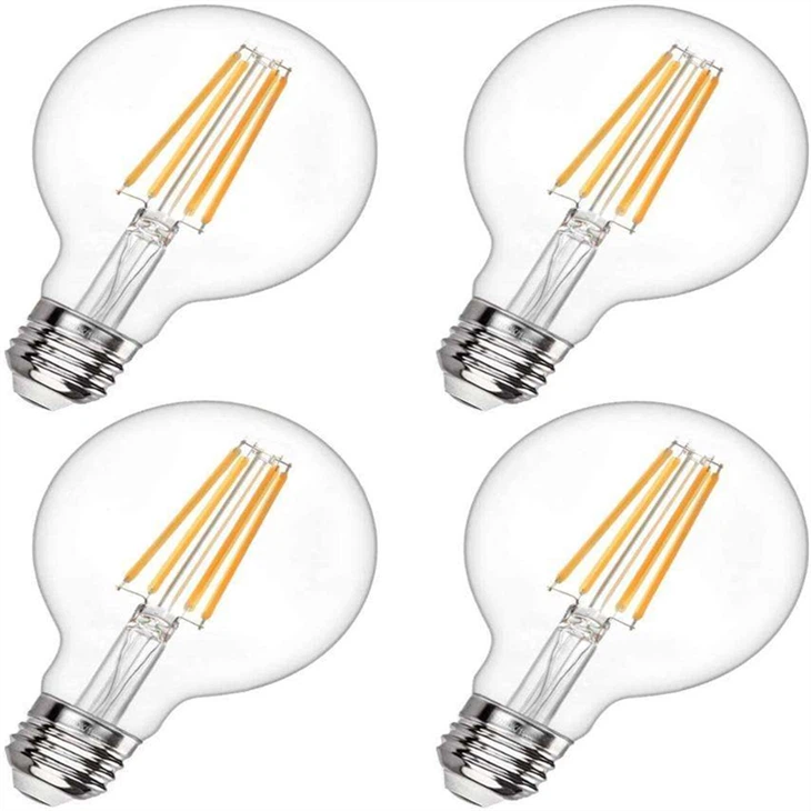 Лампа Edison E27/E14 з прозорим склом 2-6 Вт G45