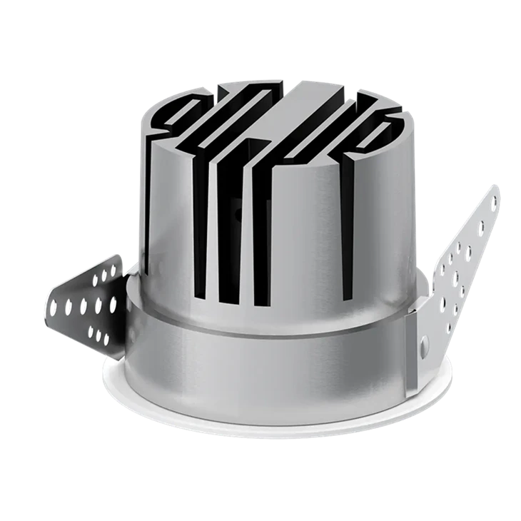 Integral LED Downlight 4.5W/20W 3000K 250lm 48mm Cut-out Warm White Brushed Alum