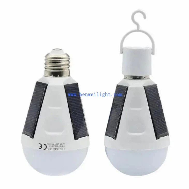 IP65 waterproof portable solar light led bulb