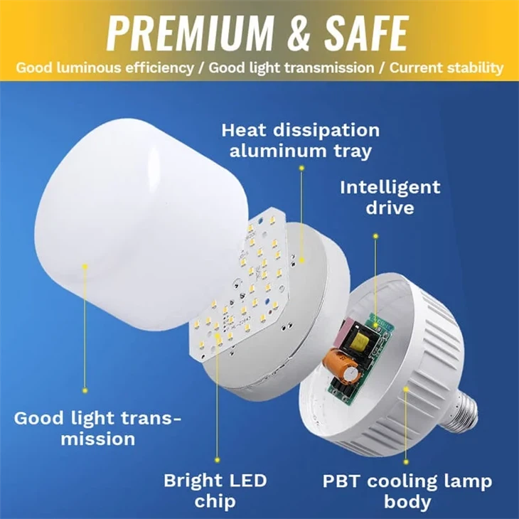 Radar Sensor LED Bulb, 5W/7W/9W Optional, E27 Screw Socket, 6000K Cool White Light price