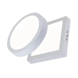 Круглий світлодіодний плаский стельовий світильник