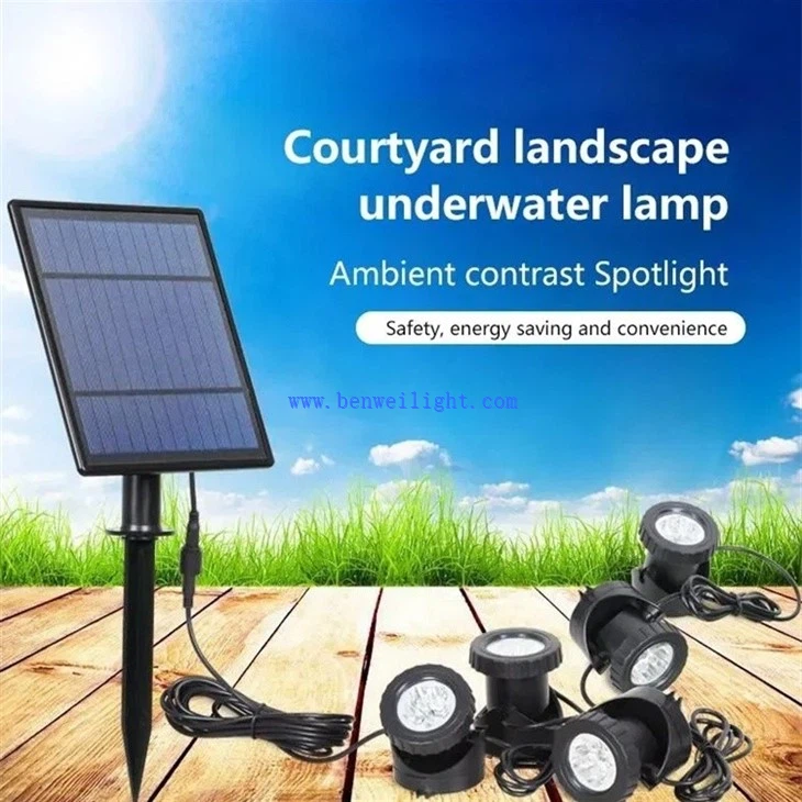 Solar LED Inground Plug Lawn Light (3)